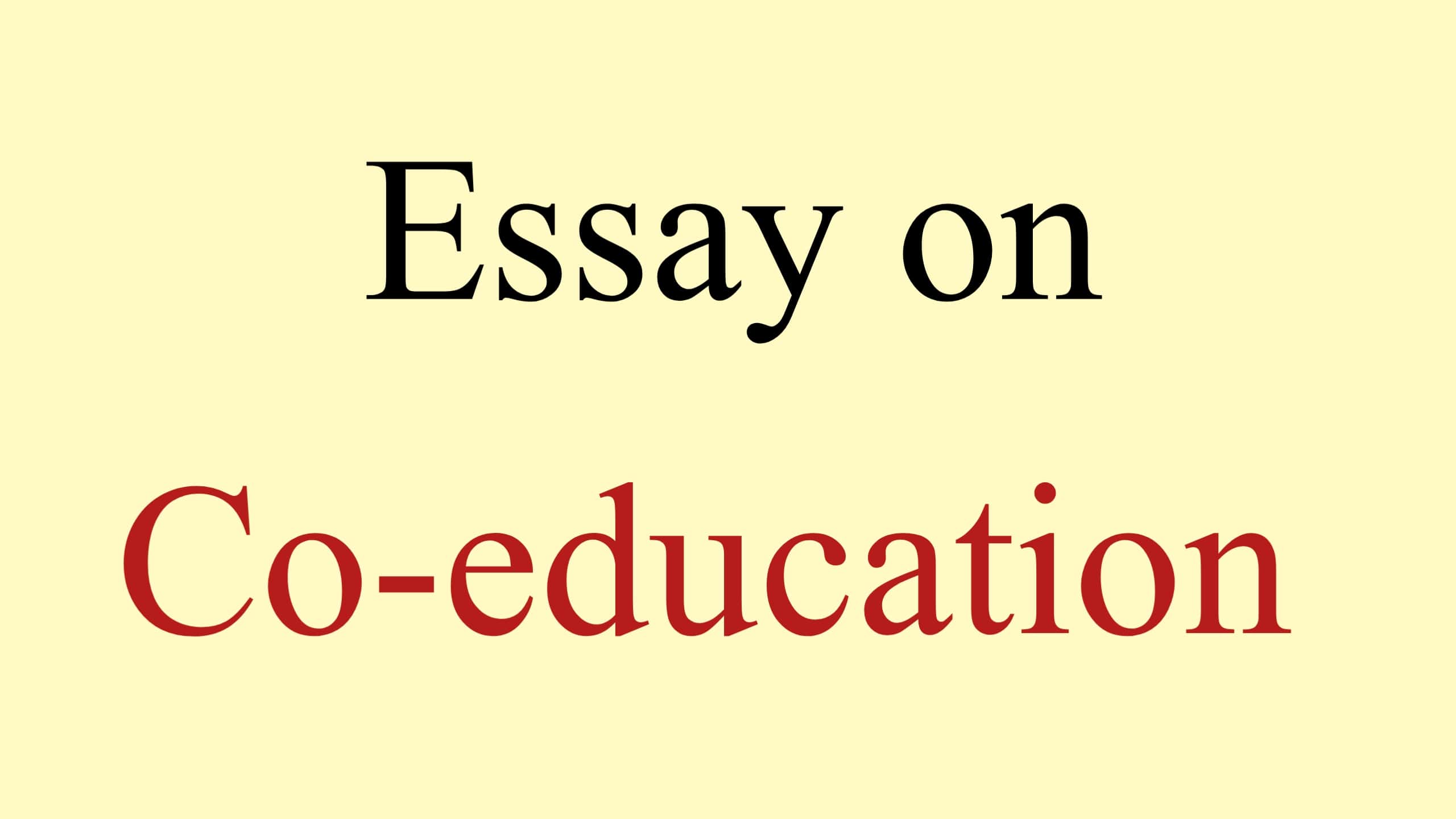 co education in urdu essay